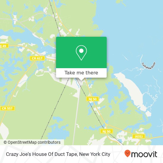 Mapa de Crazy Joe's House Of Duct Tape