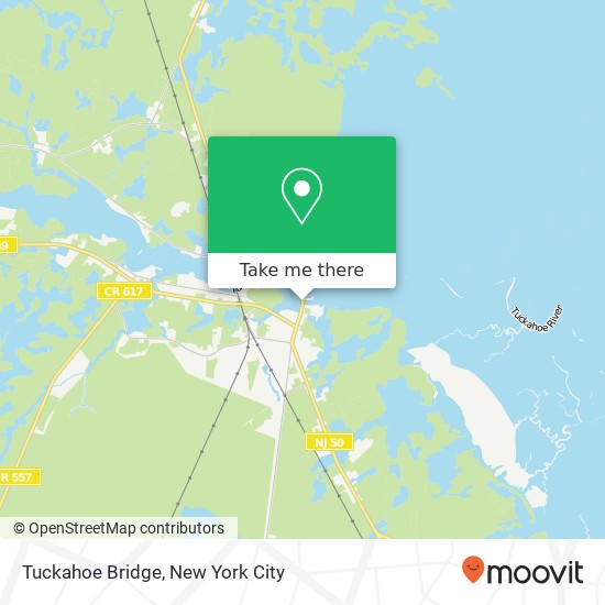 Mapa de Tuckahoe Bridge