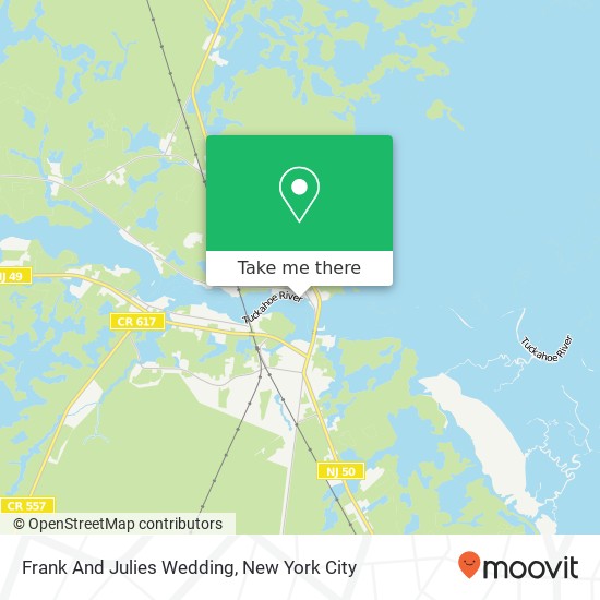 Mapa de Frank And Julies Wedding