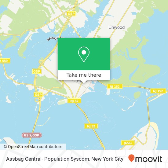 Assbag Central- Population Syscom map