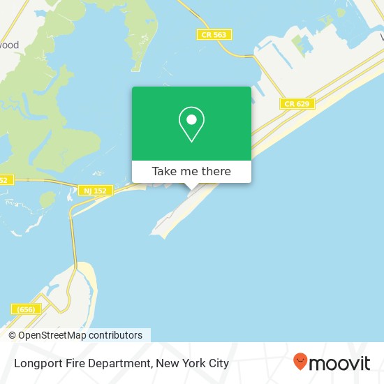 Longport Fire Department map