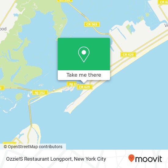 Mapa de Ozzie!S  Restaurant Longport