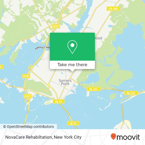 Mapa de NovaCare Rehabiltation