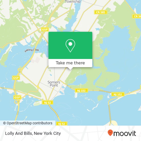 Lolly And Bills map