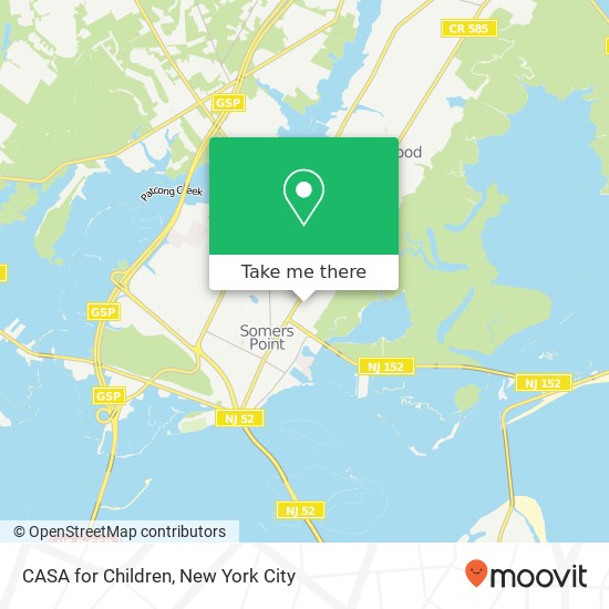 Mapa de CASA for Children