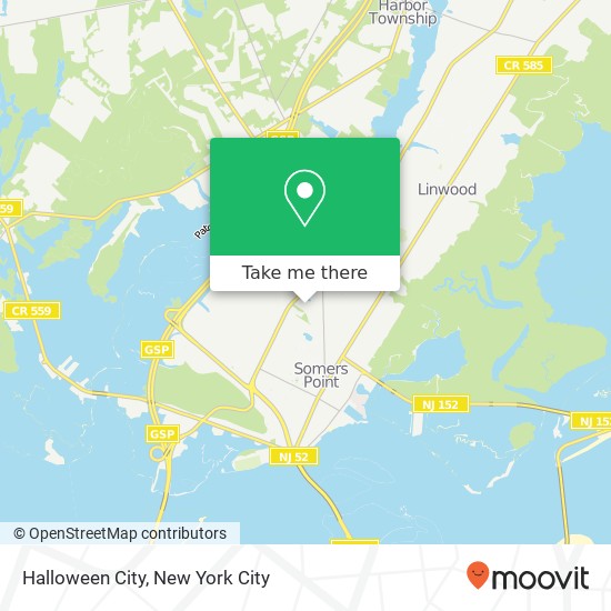 Mapa de Halloween City