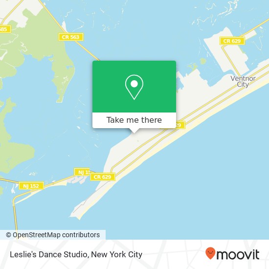 Mapa de Leslie's Dance Studio