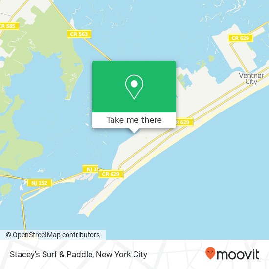 Stacey's Surf & Paddle map