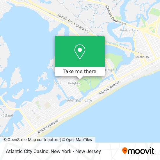 Atlantic City Casino map