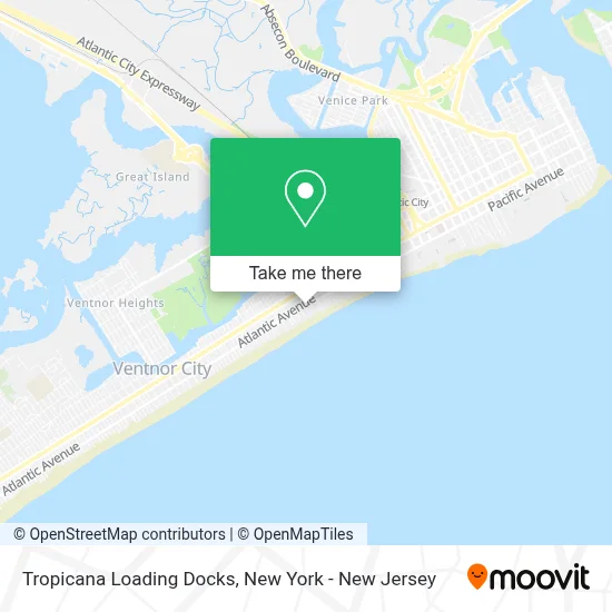 Tropicana Loading Docks map