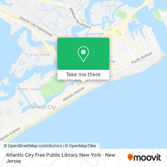 Atlantic Ciry Free Public Library map