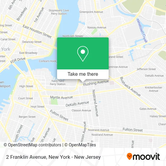 2 Franklin Avenue map