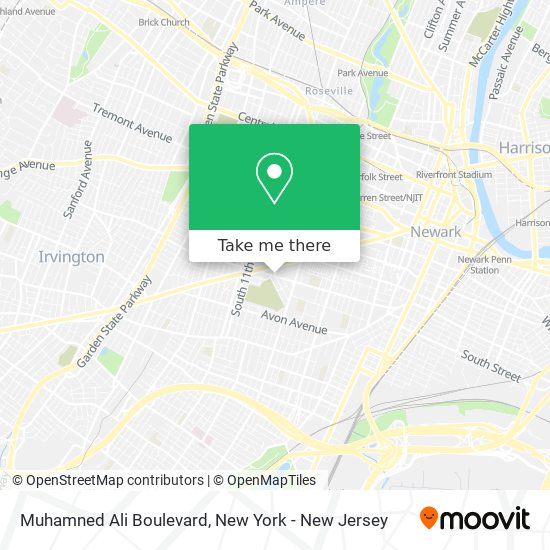 Mapa de Muhamned Ali Boulevard