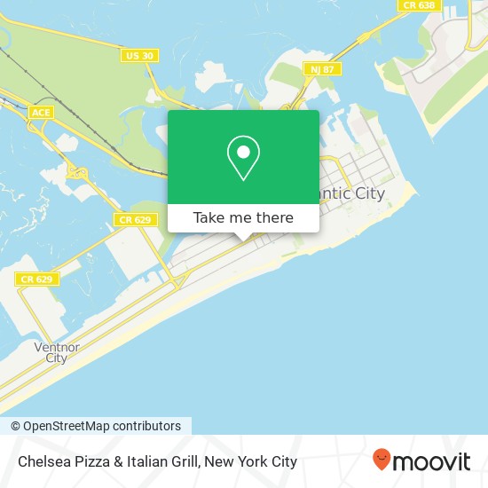 Chelsea Pizza & Italian Grill map