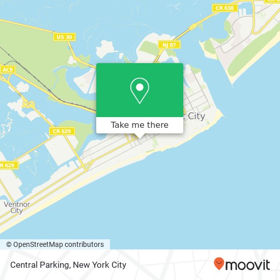 Mapa de Central Parking