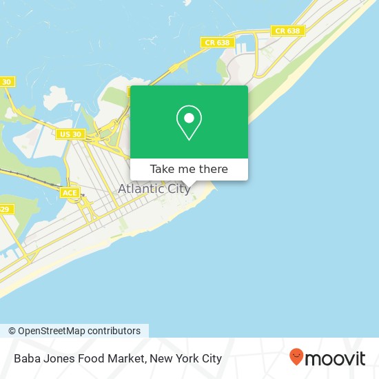 Baba Jones Food Market map