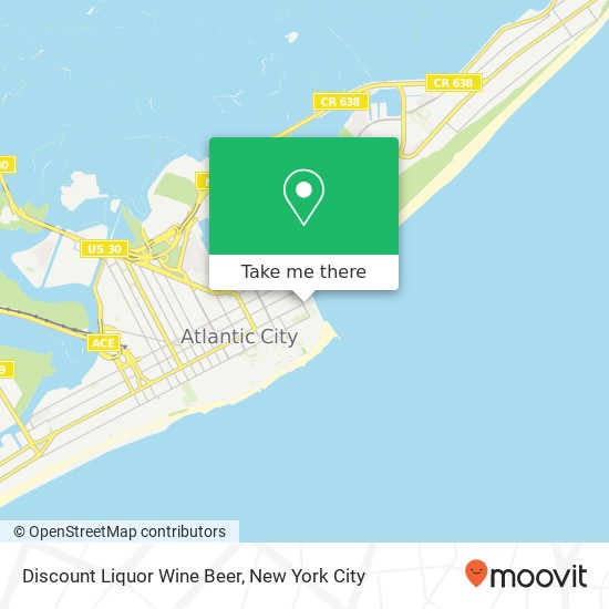 Discount Liquor Wine Beer map