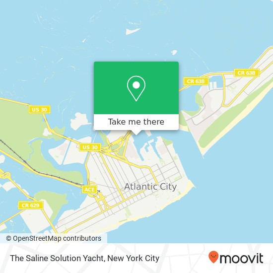 Mapa de The Saline Solution Yacht