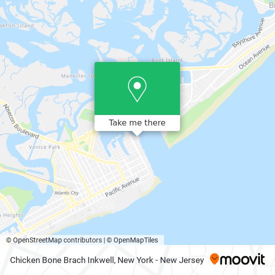 Mapa de Chicken Bone Brach Inkwell