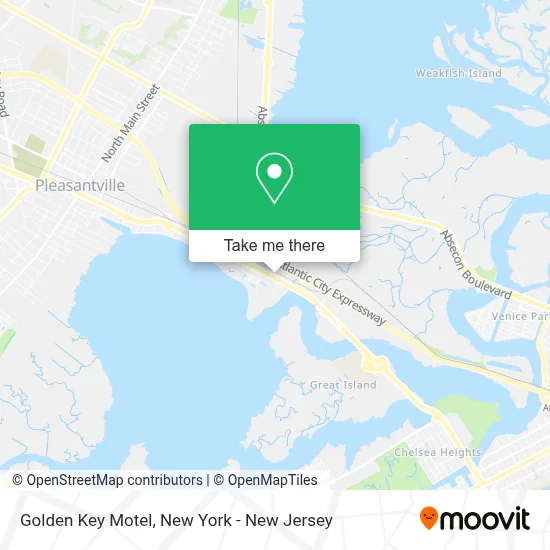 Golden Key Motel map