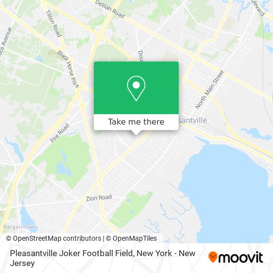 Pleasantville Joker Football Field map