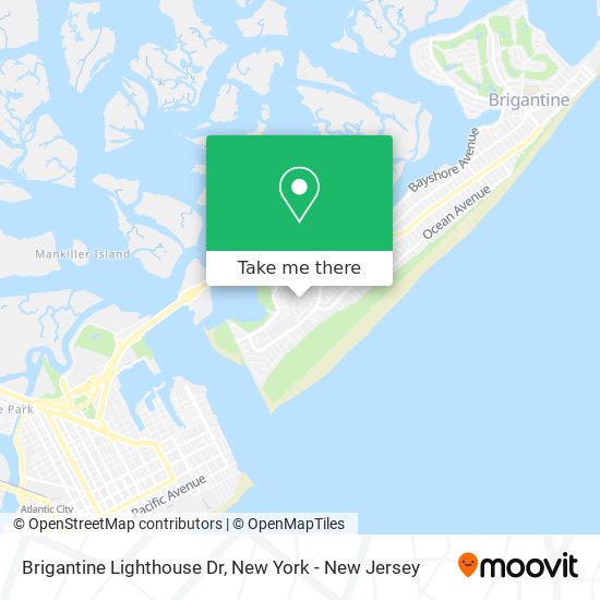 Brigantine Lighthouse Dr map