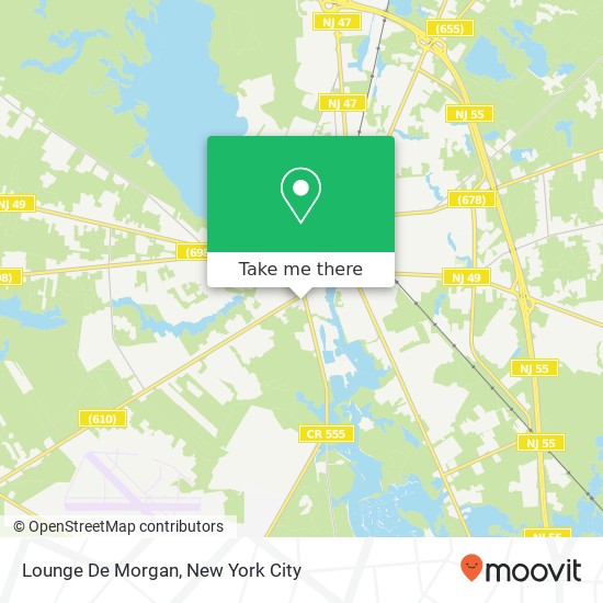 Lounge De Morgan map