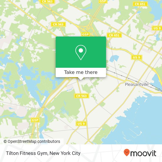 Tilton Fitness Gym map
