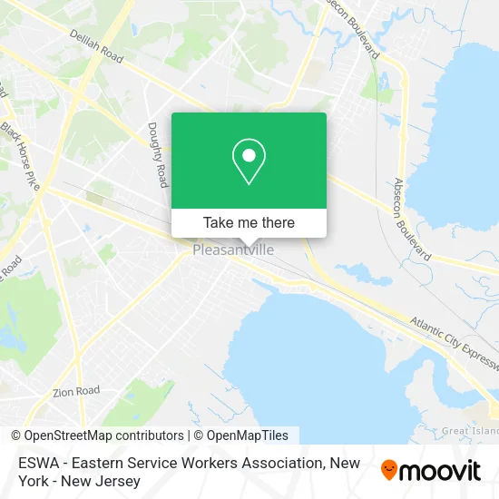 Mapa de ESWA - Eastern Service Workers Association