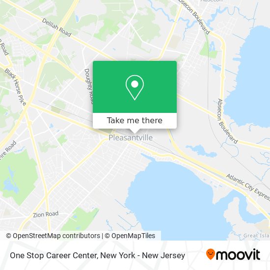 One Stop Career Center map