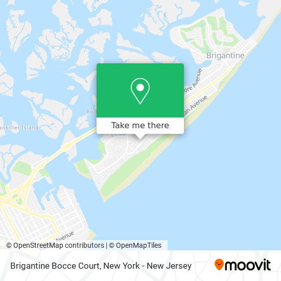 Mapa de Brigantine Bocce Court