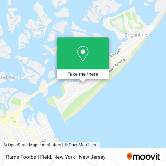 Rams Football Field map