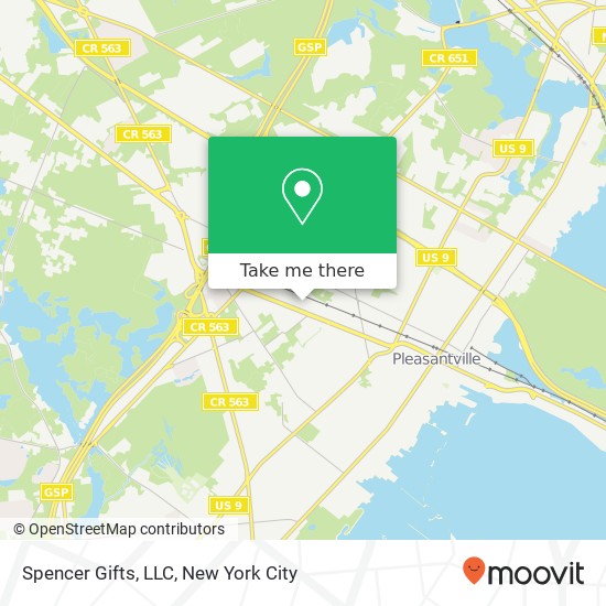 Spencer Gifts, LLC map
