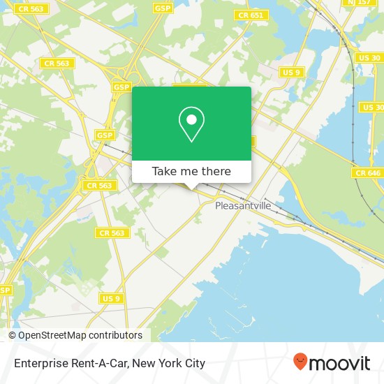 Enterprise Rent-A-Car map