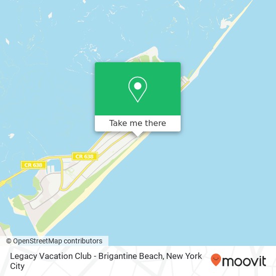 Legacy Vacation Club - Brigantine Beach map