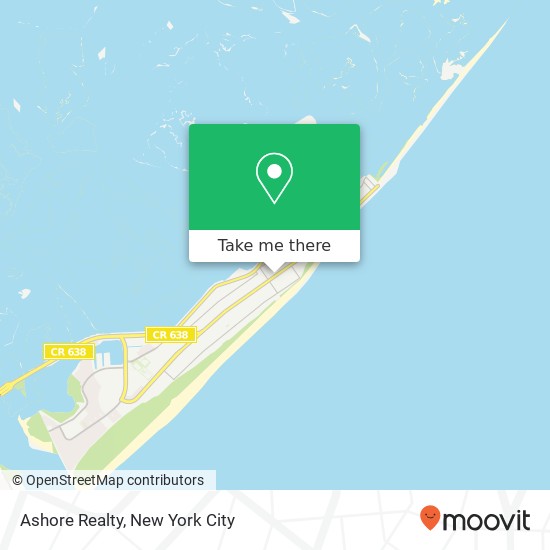 Ashore Realty map