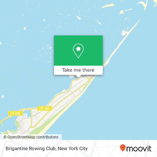 Brigantine Rowing Club map