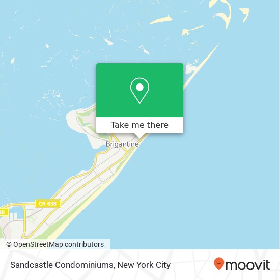 Sandcastle Condominiums map