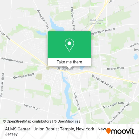 ALMS Center - Union Baptist Temple map