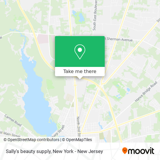 Sally's beauty supply map