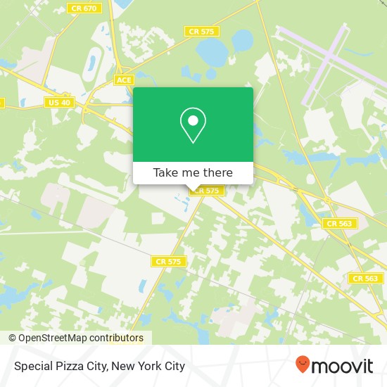Special Pizza City map