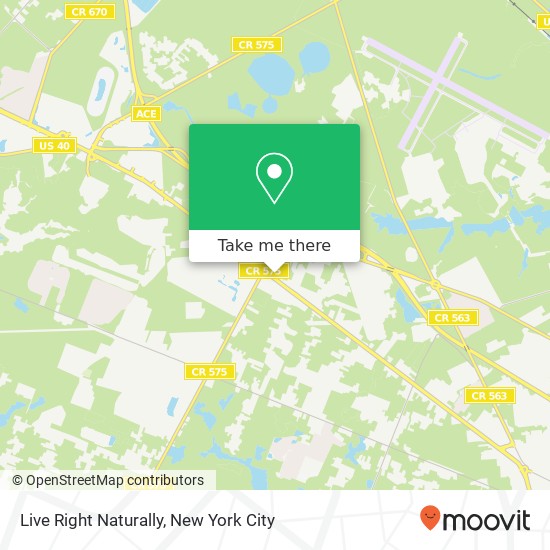 Live Right Naturally map