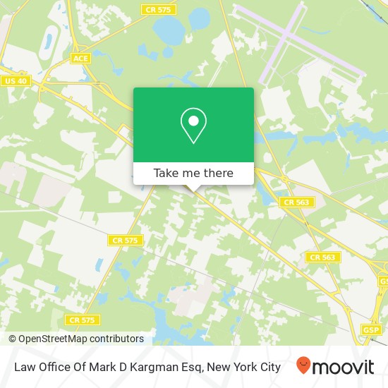 Mapa de Law Office Of Mark D Kargman Esq