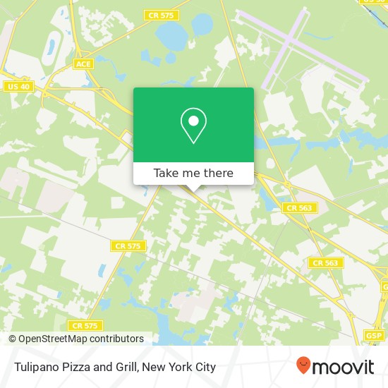 Tulipano Pizza and Grill map