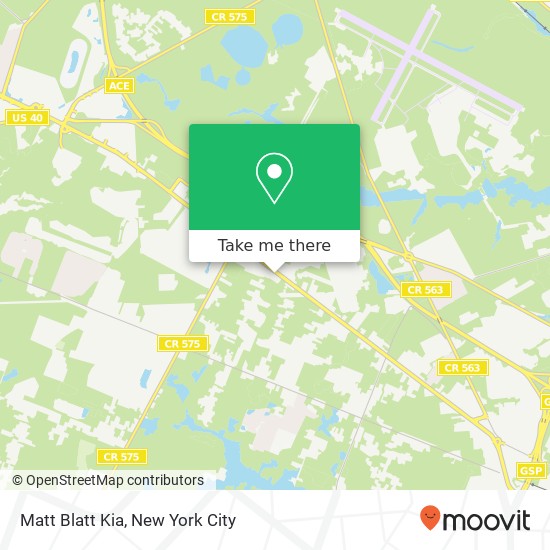 Mapa de Matt Blatt Kia