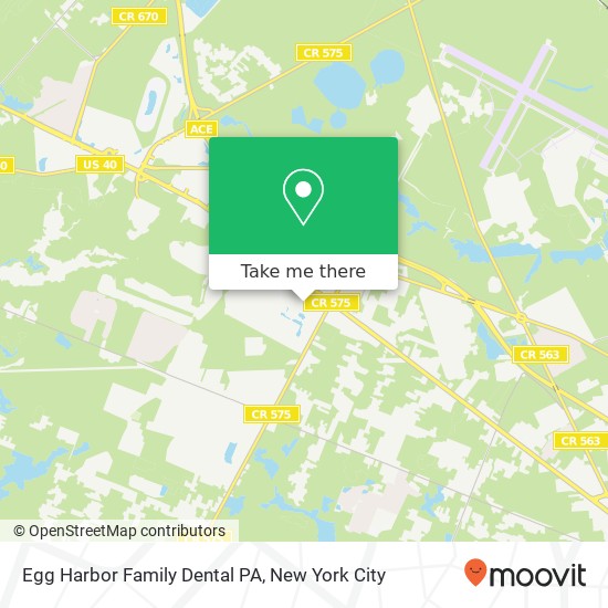 Egg Harbor Family Dental PA map