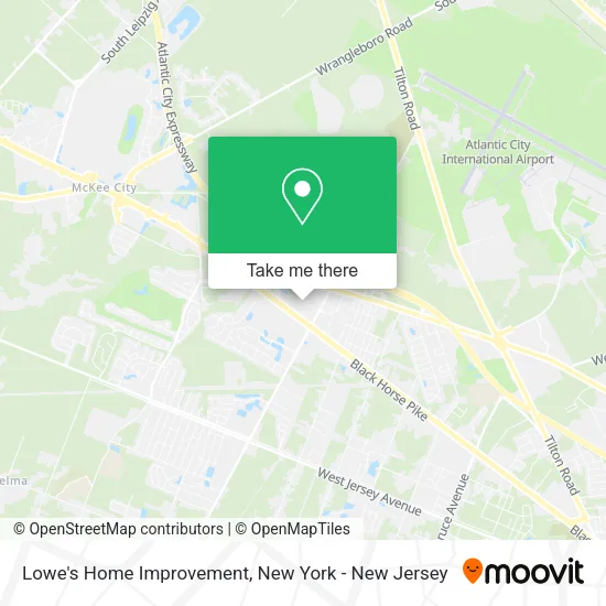 Lowe's Home Improvement map