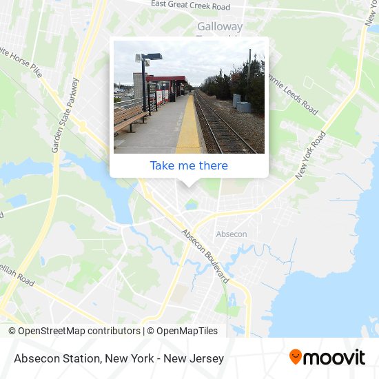 Absecon Station map