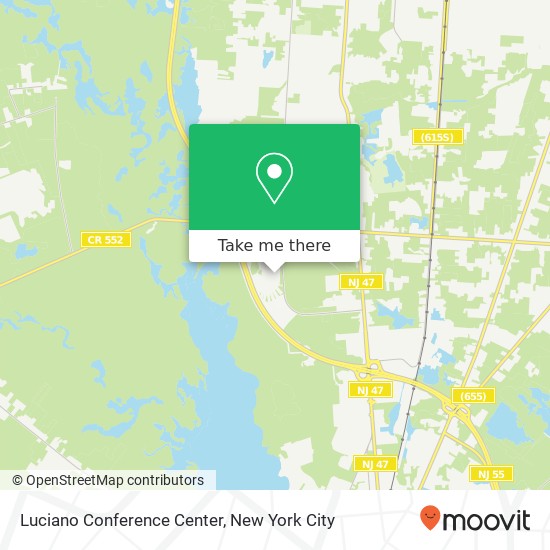 Luciano Conference Center map