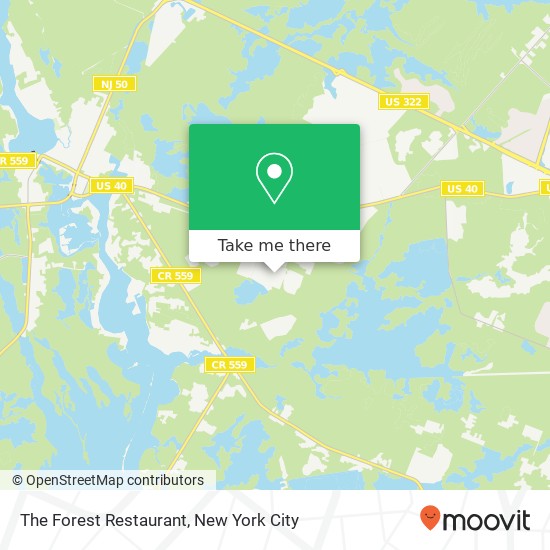 The Forest Restaurant map